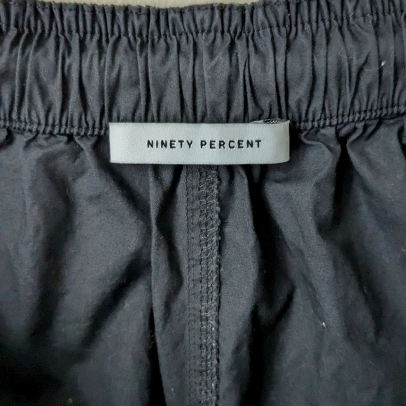 Ninety Percent Hudson Shorts Organic Cotton Black Net-a-Porter EUC - Picture 4 of 10